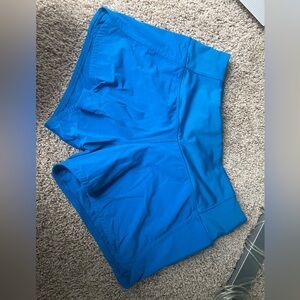 blue speed up shorts!